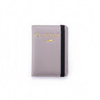 RFID Leather Passport Bag for Women – flat lay photo 1