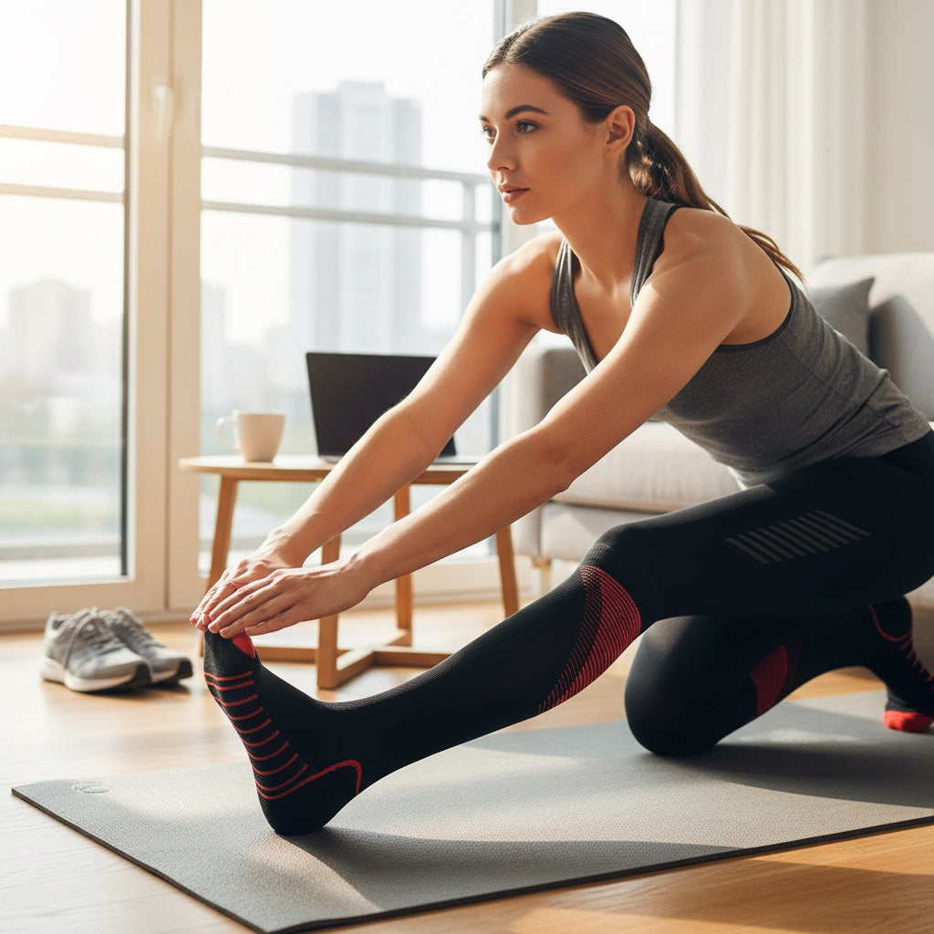 V-Shaped Compression Support Socks – lifestyle photo 4