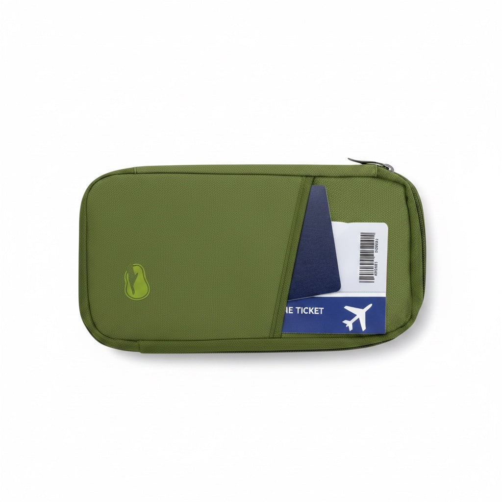 Travel Passport Wallet – flat lay photo 2