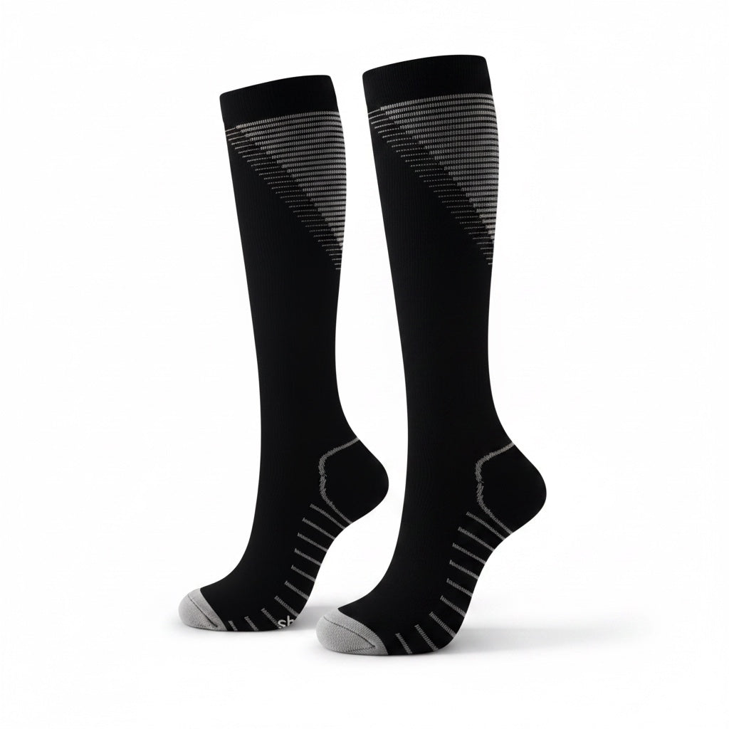 V-Shaped Compression Support Socks – product detail photo 2