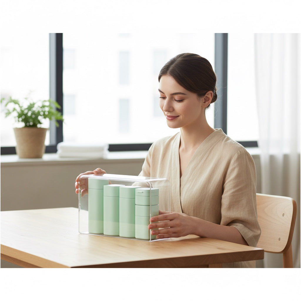NordicFill- Premium Refillable Travel Bottle Set – lifestyle photo 1