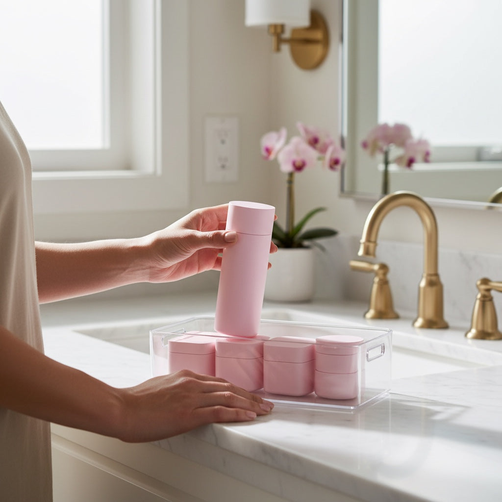 NordicFill- Premium Refillable Travel Bottle Set – lifestyle photo 2