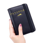 RFID Leather Passport Bag for Women – product photo 3