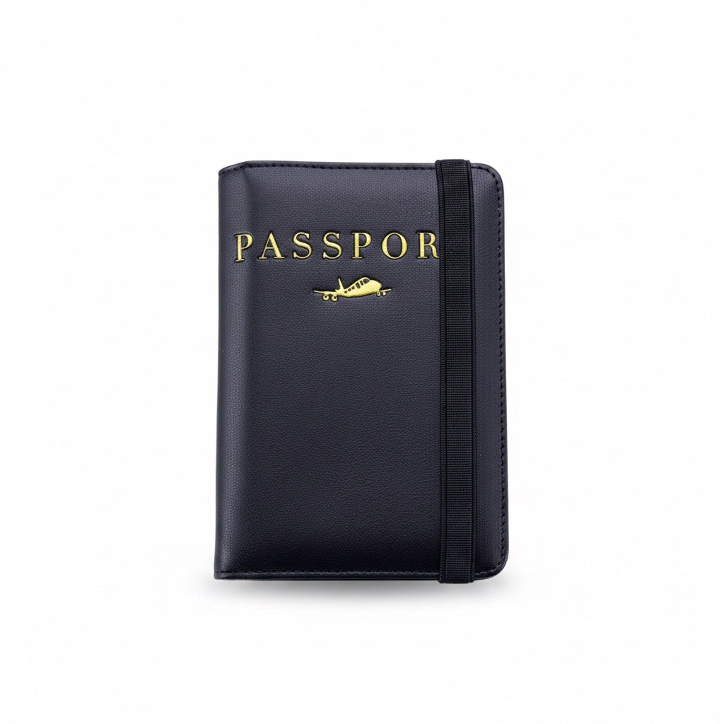 RFID Leather Passport Bag for Women – product detail photo 1