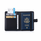 RFID Leather Passport Bag for Women – product detail photo 2