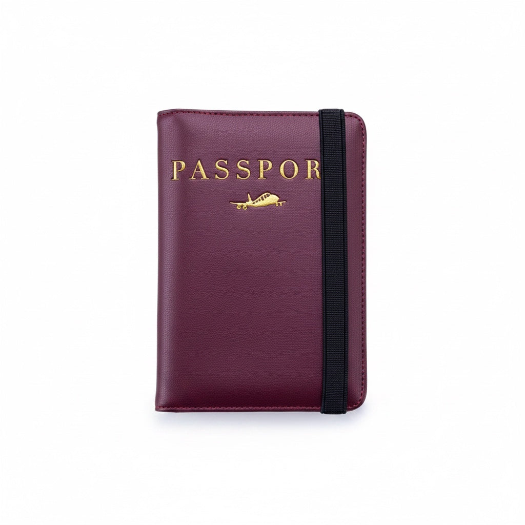 RFID Leather Passport Bag for Women – product detail photo 3