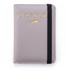 RFID Leather Passport Bag for Women