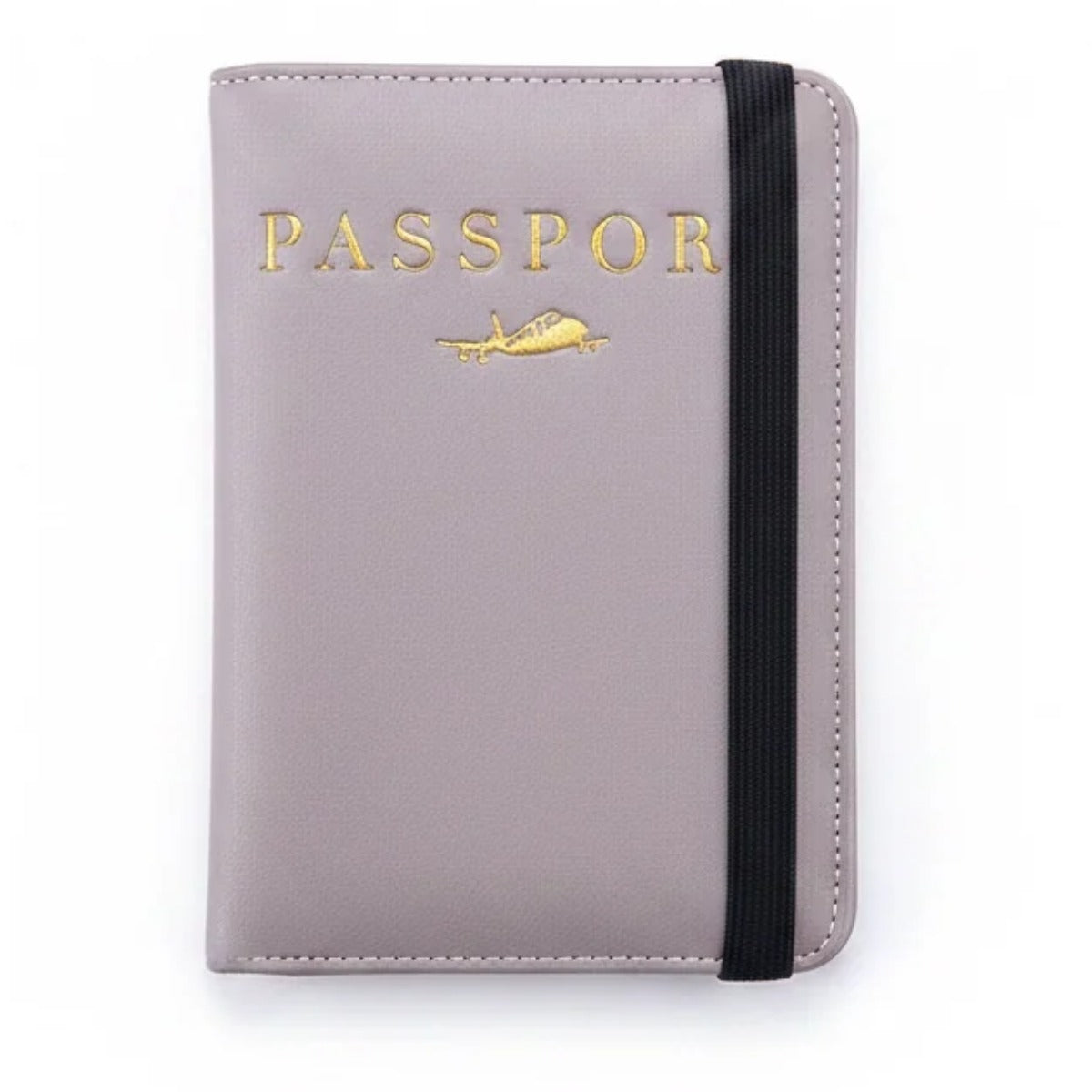 RFID Leather Passport Bag for Women